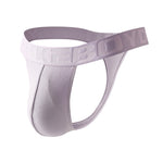 3 Pack Men's Solid Ribbed U-Pouch Breathable & Lifting Thongs