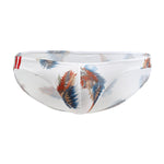 4 Pack Men's Low-Rise Printed U-Pouch Mesh for Breathability Briefs