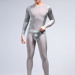Men's Lightweight Shape-Retaining Fabric Chafe-Free Design Activewear Tops & Tights
