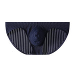 4 Pack Men’s Ice Silk Striped Briefs with Contoured Fit, Breathable Stretch Underwear