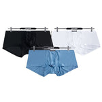 2 Pack Men's Comfy Low-rise Contoured Pouch Trunks