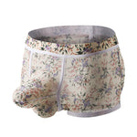 2 Pack Men's Mesh Print Trunks with Prominent Support Pouch