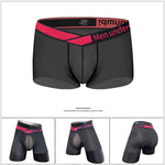 Men's Quick-Dry Semi-Sheer Lightweight Ice Silk Trunks