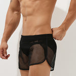Men’s Sexy See Through Mesh Boxer Shorts