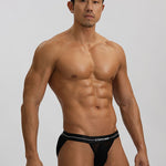 2 Pack Men’s Sexy Striped Mesh Briefs