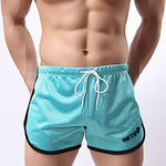 Men's Quick Dry Mesh Elastic Drawstring Shorts