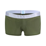 2 Pack Men's Low-Rise Mesh Breathable Home Comfort Antibacterial Trunks
