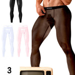 Men's Lightweight Semi-See-Through Sports Pants with Spacious Pouch
