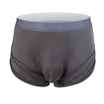 3 Pack Men's Mid Waist Breathable Mesh Home Aloha Boxers