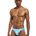 2 Pack Men's Premium Soft Cotton Sporty Cut Daily Stretch Firm Support Briefs & Jockstrap