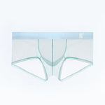 Men’s Sheer Mesh Trunks with U-Shaped Support Pouch