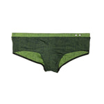 Men's Supportive Fit Anti-Odor Glazed Solid Color Low-Rise Swim Trunks
