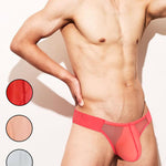 2 Pack Ultra-Thin Men's Breathable Semi-Transparent Sexy Bikini