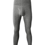 Men's High-rise Cotton Thermal Bottoms With Fly