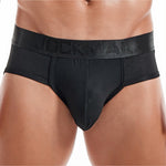 Men's Solid Color Mesh Breathable Sports Fitness Briefs