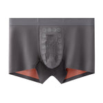 3 Pack Men's Seamless Breathable Trunks with 7A Antibacterial Mulberry Silk Lining