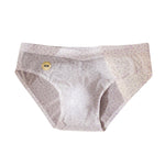 4 Pack Men's 3D Pouch 10A Antibacterial Camellia Scent Breathable Briefs & Trunks