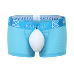 2 Pack Men's Detachable Boxer Briefs with Snap Closure and Contour Pouch