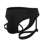 2 Pack Men's Bamboo Fiber Athletic Thong with Contour U-Pouch & Soft Stretch Fit