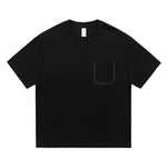 Men's Minimalist U-Shape Pocket Design T-Shirt