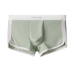 4 Pack Men's Mid-Rise Solid Color Stretch Fit Breathable Trunks