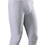 Men's Ice Silk Mesh Mid-Rise Quick-Dry for Sports & Casual Activewear Tights