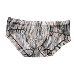 3 Pack Men's Ice-Silk Leopard Mesh Support Pouch Briefs