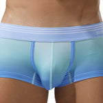 Men’s Spliced Lines Trunks in Ombre