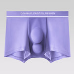 2 Pack Men's Ultra-Soft Modal Double Supportive Pouch Skin-Friendly Soft Trunks