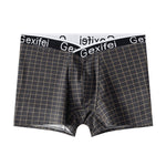 3 Pack Men's Low-Rise V-Shape Waistband Trendy Loose Fit High-Stretch Trunks