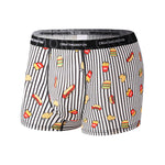 4 Pack Men's Printed Quick-Dry Fabric Stretch Fit Lightweight Trunks