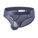 4 Pack Men's Sexy Striped Design Day-Long Comfort Soft-Touch Waistband Bikini