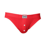 2 Pack Men's Premium Comfortable Fabric Low-Rise U-Shaped Briefs