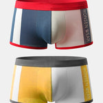 2 Pack Contrast Color Sports Style Men's Underwear