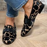Daphne™ | Animal Print Loafers