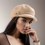 Amélie Wool Octagon Cap