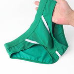3 Pack Men's Breathable Separate Pouch Low-Rise Briefs with Openable Front Pouch