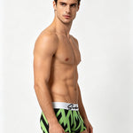 2 Pack Men's Fade-Resistant Printed Skin-Friendly Cooling Airflow Trunks