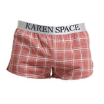 2 Pack Men's Thin & Breathable for Home & Sleep Plaid Boxers