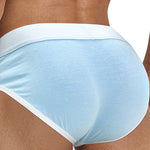 2 Pack Men's Middle-Rise Cotton Sexy Briefs