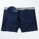 Sponge Cushion Mesh Buttock Boxer Briefs