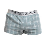 2 Pack Men's Thin & Breathable for Home & Sleep Plaid Boxers
