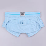 2 Pack Men's Supportive Pouch Breathable Comfort Quick-Dry Stretch Trunks
