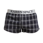 2 Pack Men's Thin & Breathable for Home & Sleep Plaid Boxers