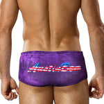 Men's Low-Rise Stylish Animal Print Swim Briefs