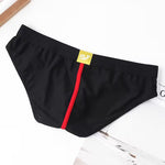 3 Pack Men's Breathable Separate Pouch Low-Rise Briefs with Openable Front Pouch