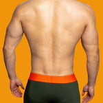 2 Pack Men's Mesh Transparent Open-Cut Cotton Mesh Trunks