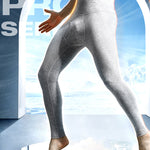 Men's High-rise Cotton Thermal Bottoms With Fly