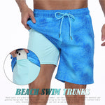 Men's Moisture-Wicking Cooling Airflow Fashion Vacation Board Shorts