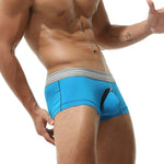 2 Pack Men's Detachable Pouch Breathable Boxer Briefs